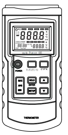 MASTECH MS6512 Digital Thermometer fig1