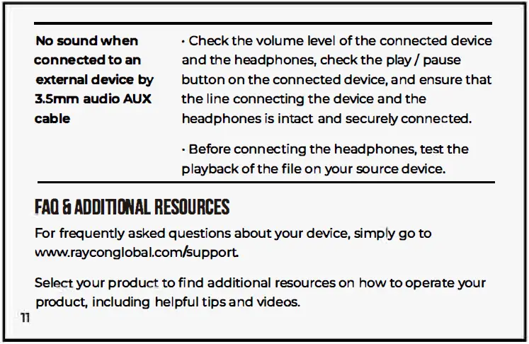 RAYCON H20 Wireless Headphones Fig6