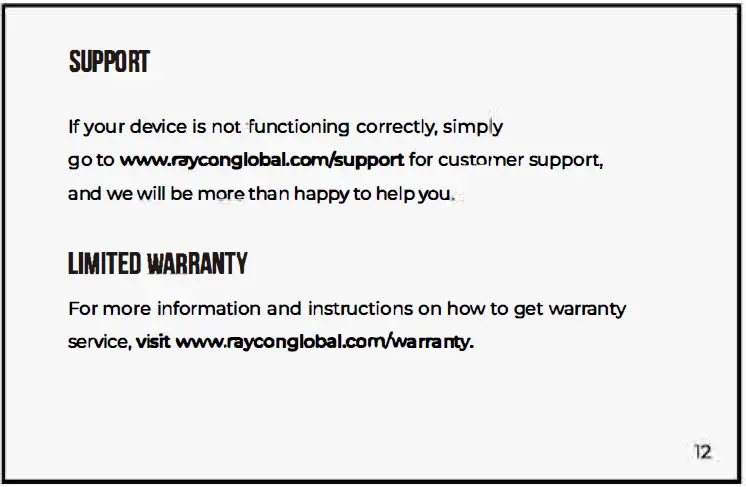 RAYCON H20 Wireless Headphones Fig7