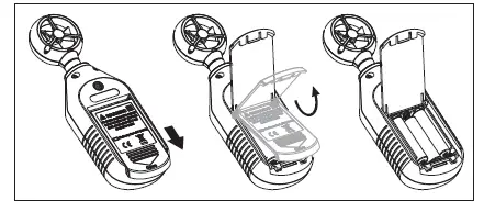 HTC INSTRUMENTS AVM-03 Mini Anemometer fig 2