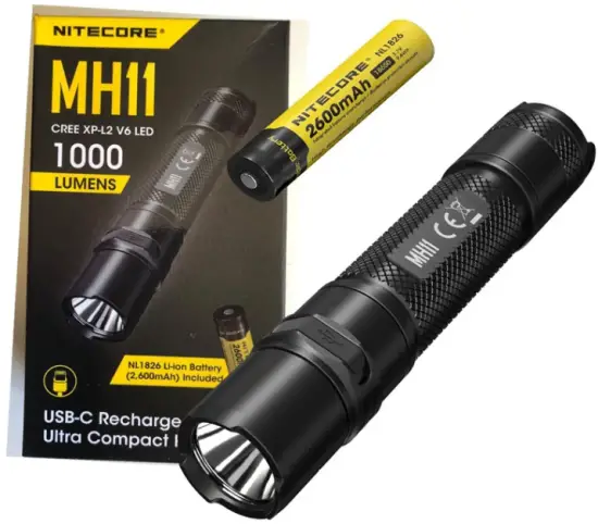 NITECORE MH11 USB-C Rechargeable Ultra Compact Flashlight