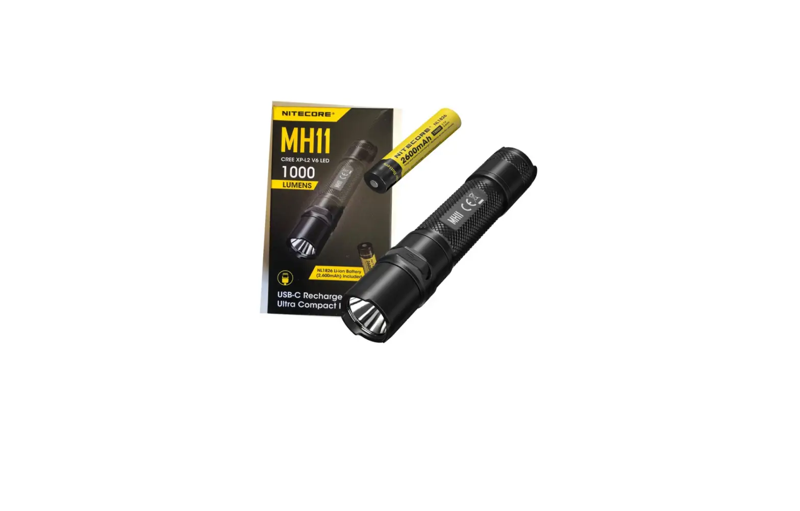 Nitecore Mh11 Usb-c Rechargeable Ultra Compact Flashlight Instructions