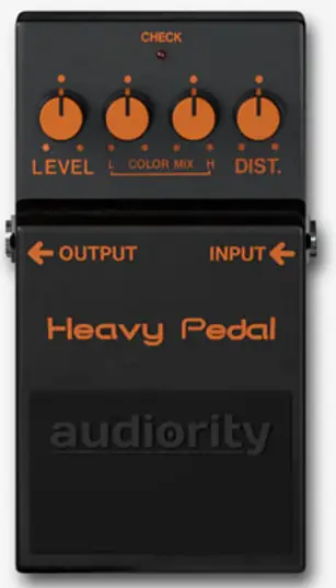 audiority Heavy Pedal mkII Metal Distortion Pedal Plugin