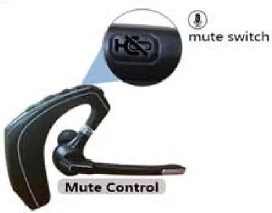 Shenzhen Quanmeng Technology A6 Business Bluetooth Headset - hadphon73