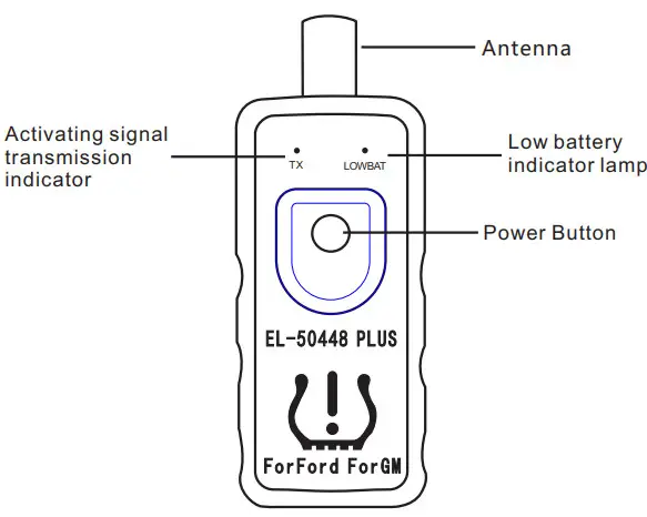 Shenzhen Xinhongwei Technology EL 50448 PLUS Tire Pressure Monitoring Sensor System - use