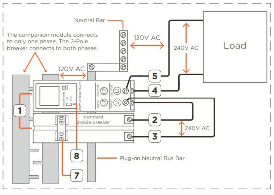 SAVANT QP1R30240 Single 30 Amp Relay Companion Module - Conductors