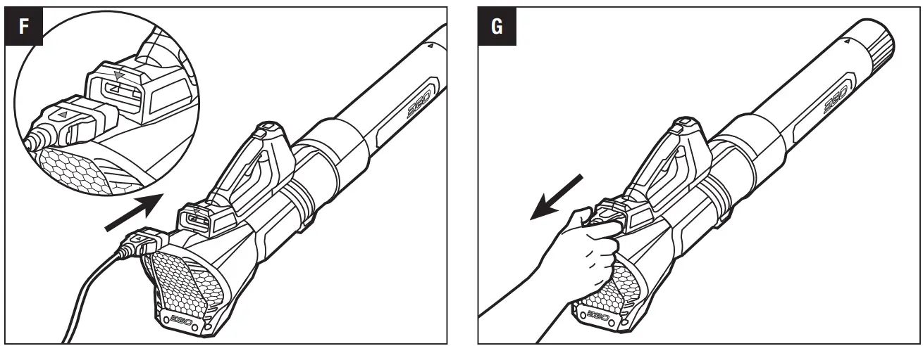 EGO LBX6000 56 Volt Lithium Ion Cordless Blower - fig