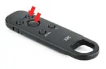 JJC BTR S1 Wireless Remote Control - battery coversize