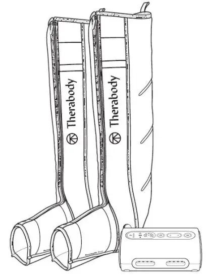 Therabody RecoveryAir Prime Sequential Compression Foot and Leg Air Massag-1