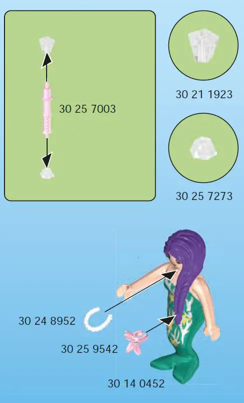 playmobil 9324 Magical Mermaids Carry Case fig 7