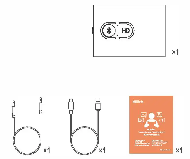 1Mii ML300 Transmitter and Receiver 2-in-1 fig 1