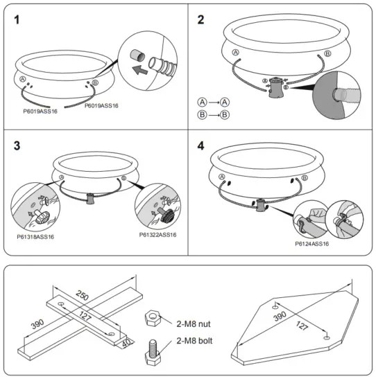 Bestway 58511 Flowclear 330 gal Filter Pump - Fig2