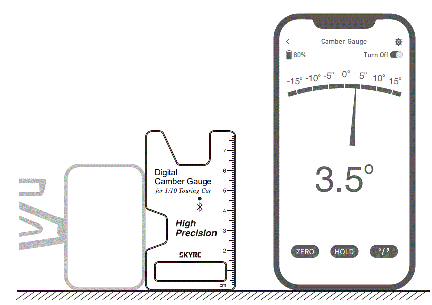 SKYRC-CTG-015-Digital-Camber-Gauge-for-1-10-Touring-Car-10