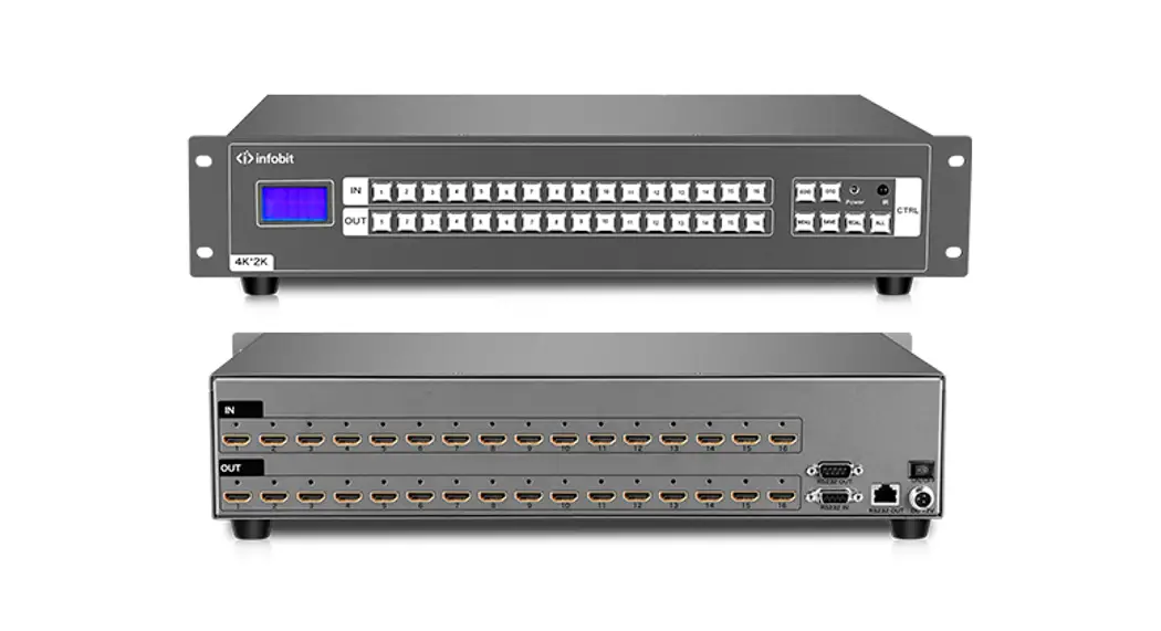 Infobit Imatrix H88a 18gbps 16x16 Hdmi Matrix With Arc Function User Manual