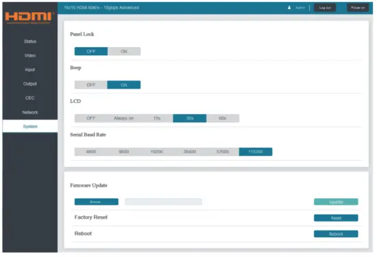 infobit iMatrix H88A 18Gbps 16x16 HDMI Matrix with ARC Function - app17
