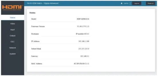 infobit iMatrix H88A 18Gbps 16x16 HDMI Matrix with ARC Function - app5