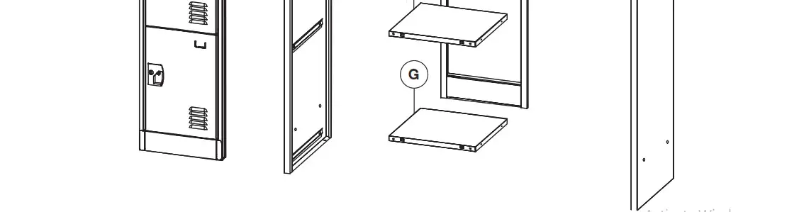 ADIR office For Tier Locker Bottom Pane