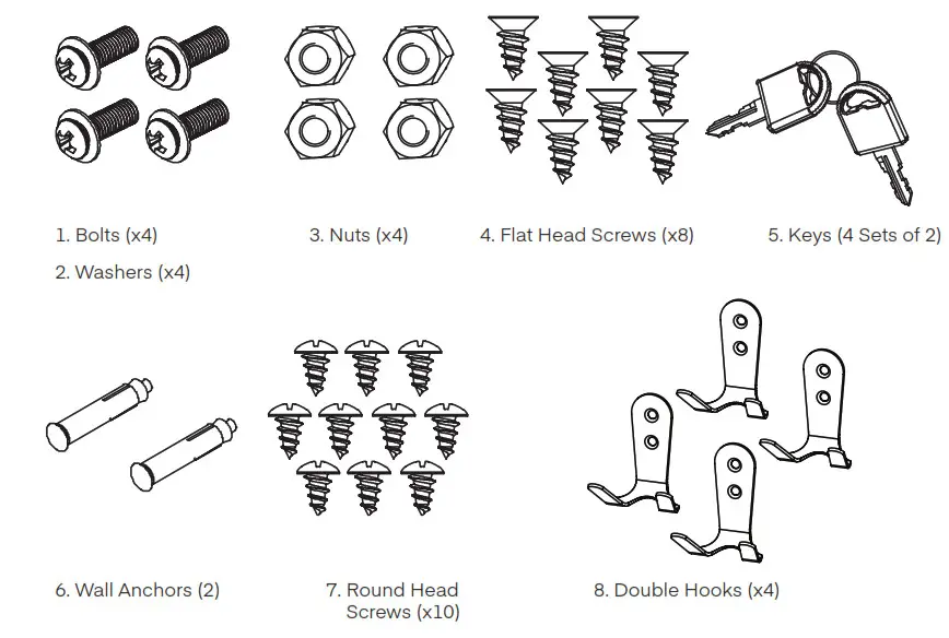 ADIR office For Tier Locker Parts Included