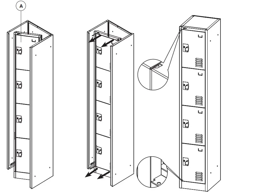 ADIR office For Tier Locker Required flush