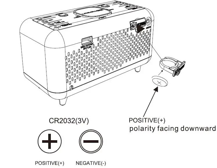 EMERSON CKS1521 SmartSet Alarm Clock Radio with Bluetooth Speaker 8