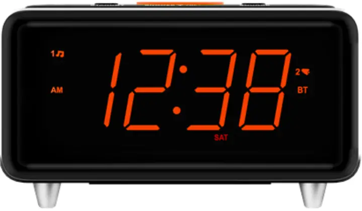 EMERSON CKS1521 SmartSet Alarm Clock Radio with Bluetooth Speaker Product Image