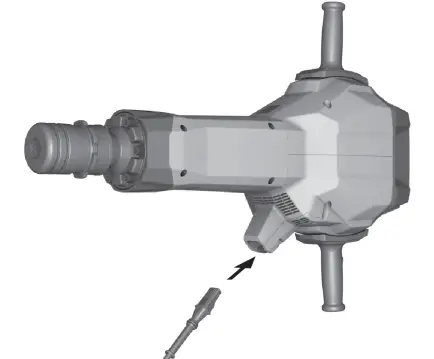 Connecting the detachable supply cord