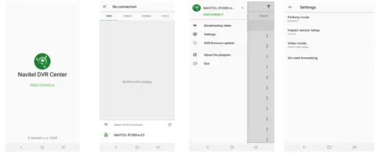 Navitel DVR Center app installation
