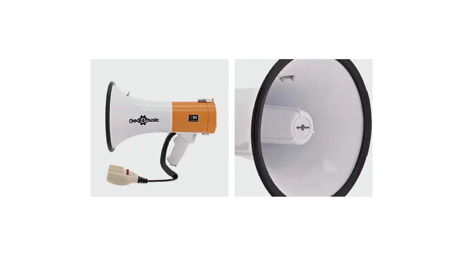 Gear4music G4m-mp30 Megaphone With Handheld Microphone User Manual Gear4music G4m-mp30 Megaphone With Handheld Microphone User Manual