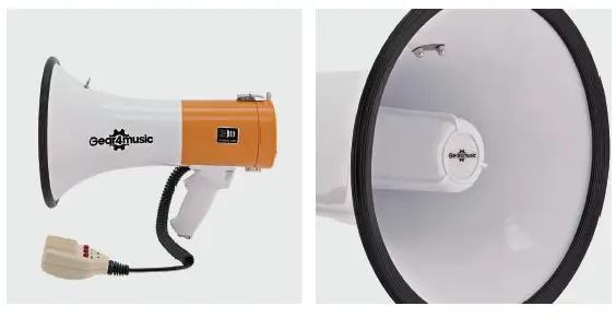 Gear4music G4M-MP30 Megaphone with Handheld