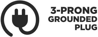 MAXX AIR High-Velocity Carpet Fan 3-Prong Grounded plug