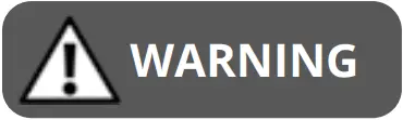 MAXX AIR Warning