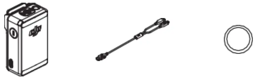 dji CPOS0000012301 Wireless Microphone Transmitter - FIG 1