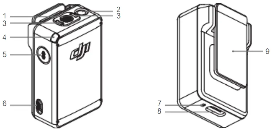 dji CPOS0000012301 Wireless Microphone Transmitter - FIG 2