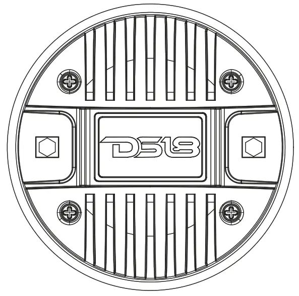 DS18 PRO D2PH 3 Phenolic Voice Coil Bolt On Compression Driver