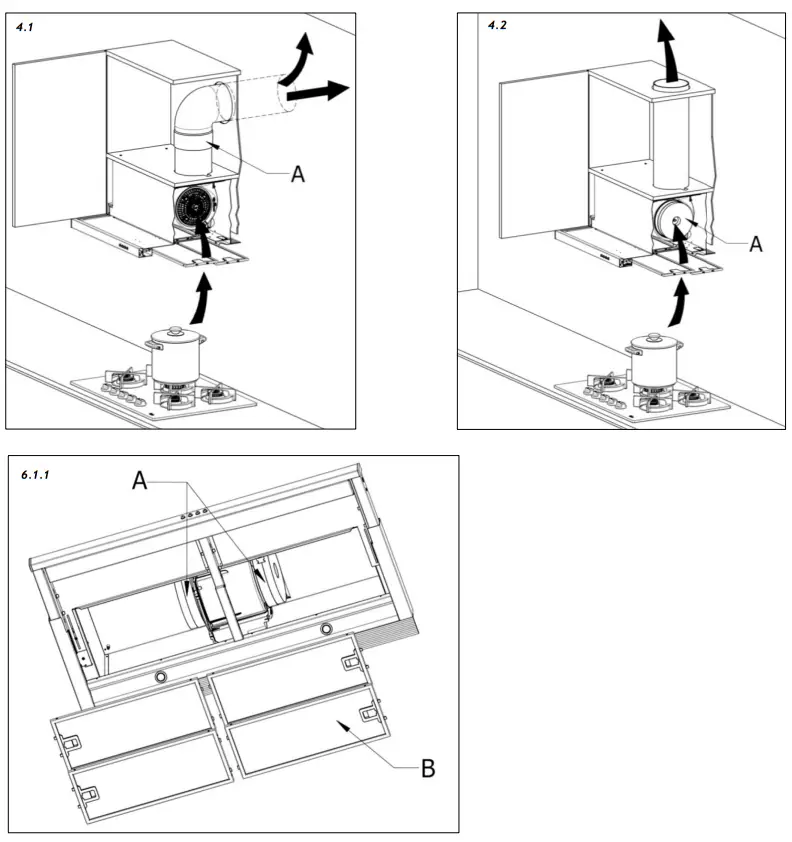 GALVAMET SKID EVO Buil-in cooker hood - fig3