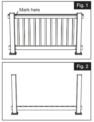 VERANDA 34110953 T Rail PolyComposite Rail and Stair - fig