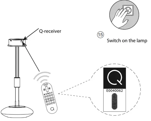Paul Neuhaus 315387 Q-ETIENNE LED Pendant Light Steel - fig3