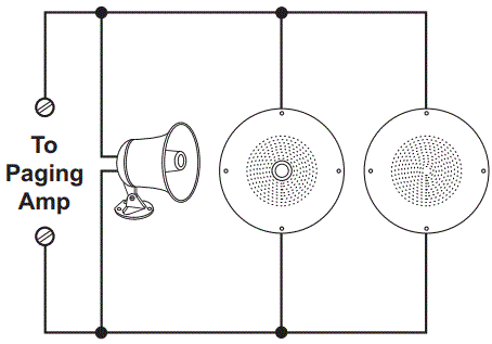 VIKING-30AE-Paging-Horn-and-Ceiling-Speakers-Fig-5