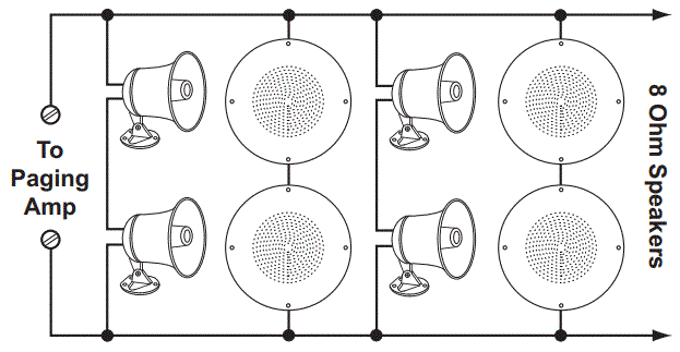 VIKING-30AE-Paging-Horn-and-Ceiling-Speakers-Fig-6