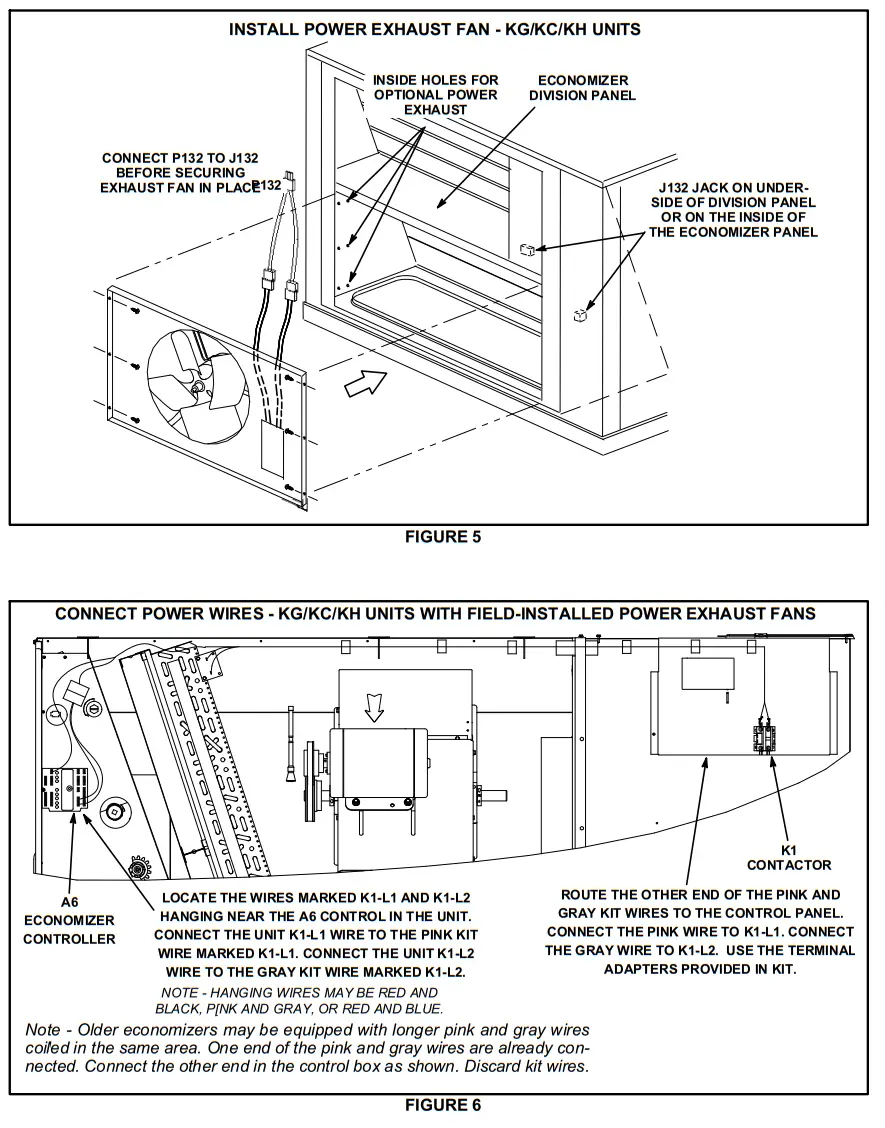 LENNOX LGH Power Exhaust Fans - fig 2