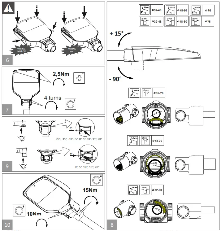 PHILIPS BGP307 ClearWay gen2 Versatile and Cost-Efficient LED Lighting - Conductor size