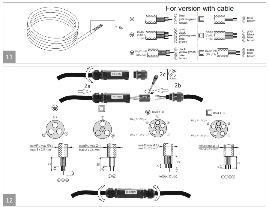 PHILIPS BGP307 ClearWay gen2 Versatile and Cost-Efficient LED Lighting - For version with cable