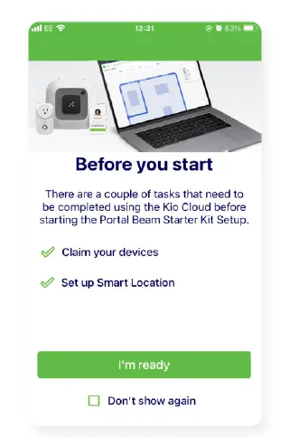 kontakt io Portal Beam Starter Kit FIG 17