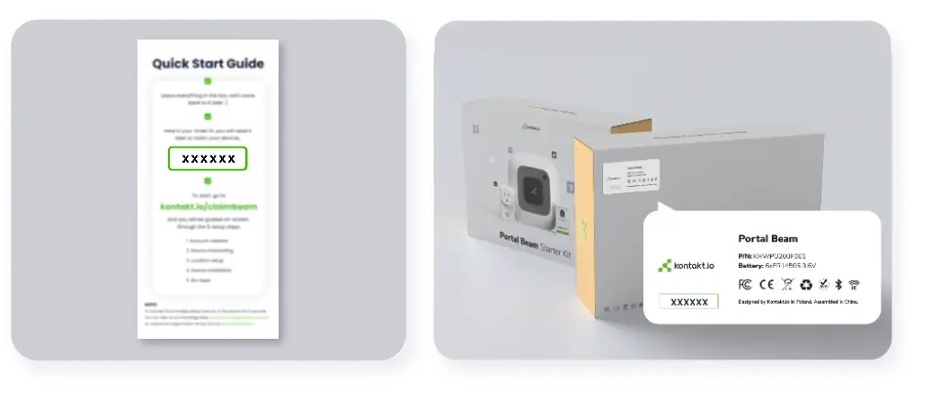 kontakt io Portal Beam Starter Kit FIG 2