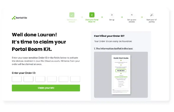 kontakt io Portal Beam Starter Kit FIG 5