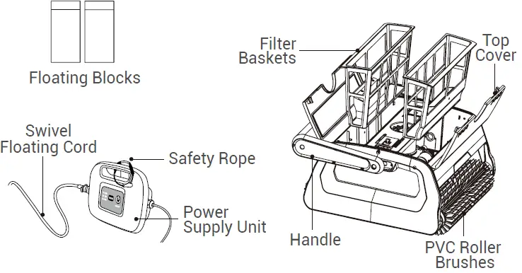 AIPER Orca 1300 Electric Robotic Pool Cleaner-1