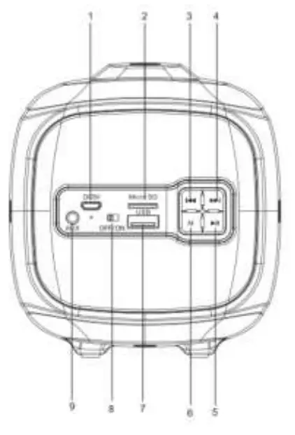 Lesenz Bluesenz Life 2 Clear Powerful Indoor-Outdoor Triple Driver Wireless Speaker - Fig