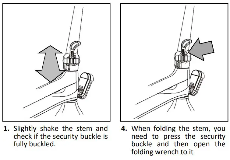 MS ENERGY e-Bike i10 Electric Bike Instruction Manual - UNFOLD THE BIKE