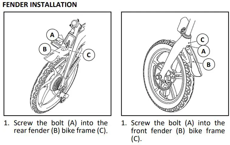 MS ENERGY e-Bike i10 Electric Bike Instruction Manual - UNFOLD THE BIKE