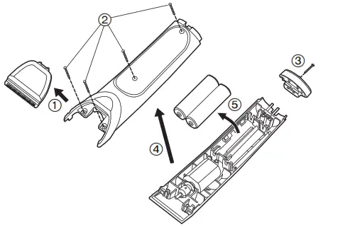 Panasonic ER1421 ER1411 AC Rechargeable Professional Hair Clipper - Fig11